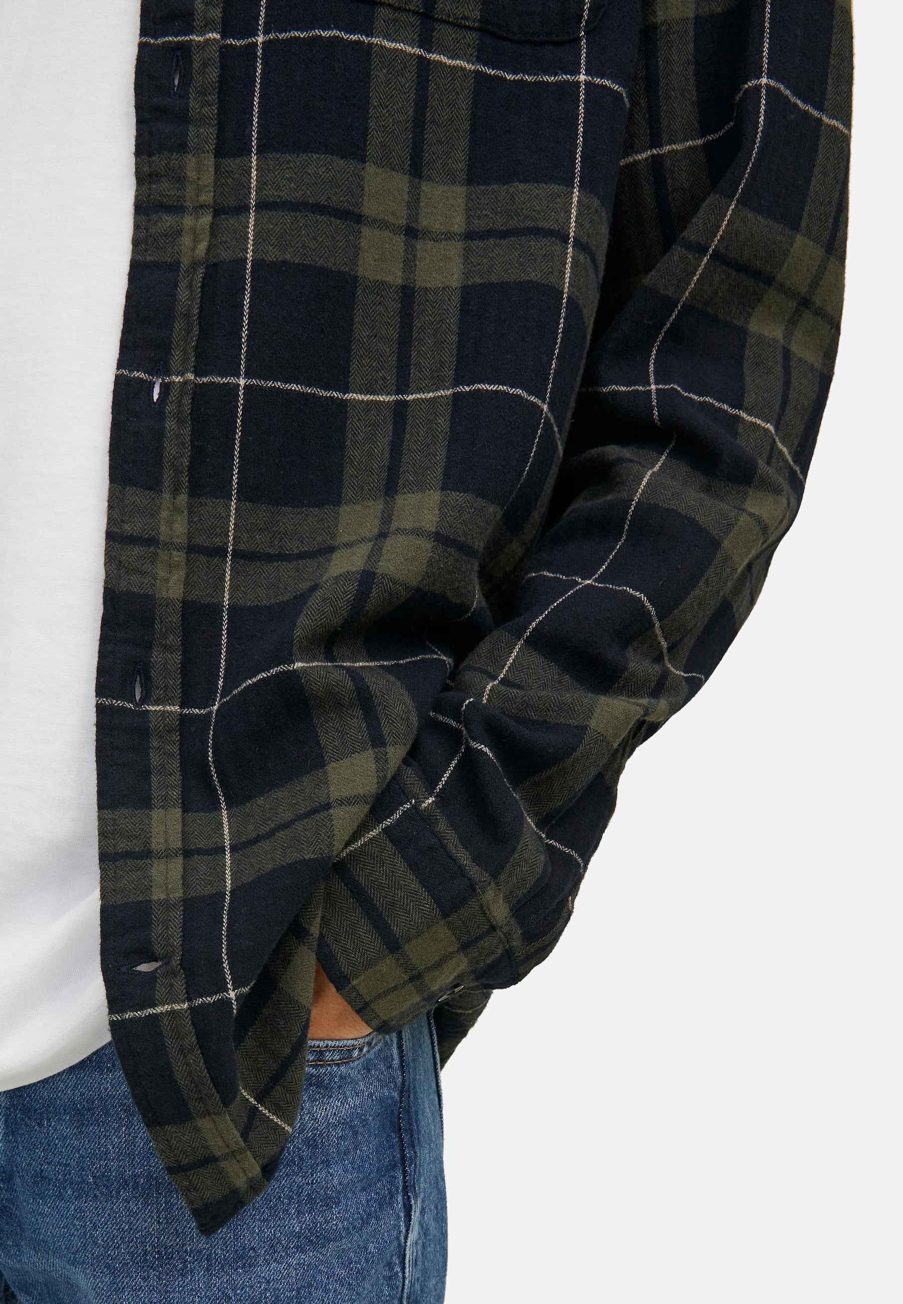 Jack & Jones Willy Langarmhemd mit Knopfleiste Slim Fit