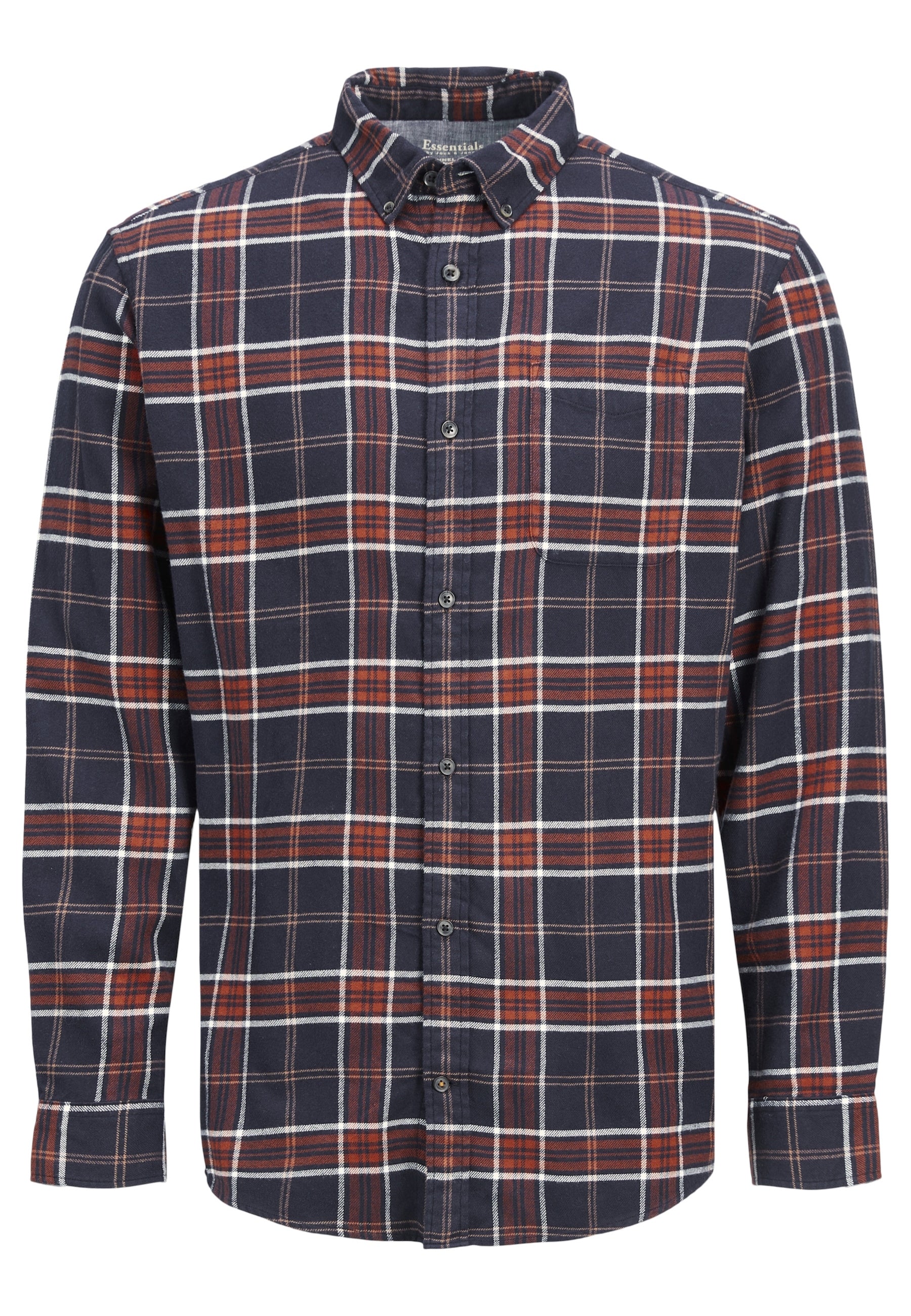 Jack & Jones Willy Langarmhemd mit Knopfleiste Slim Fit