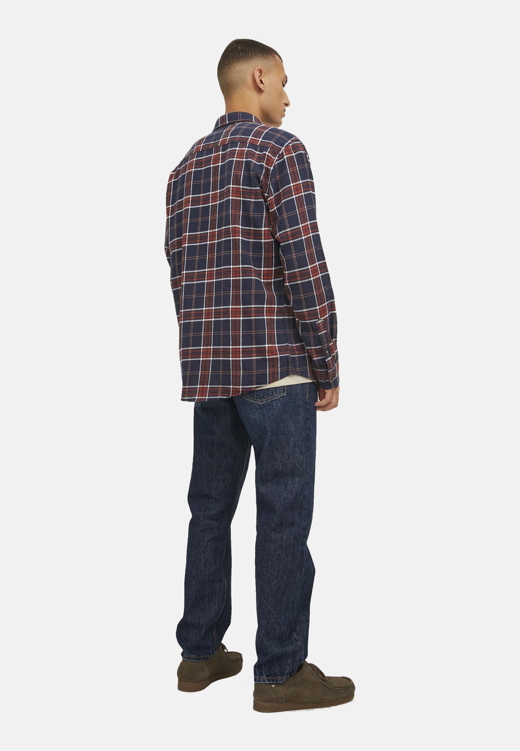 Jack & Jones Willy Langarmhemd mit Knopfleiste Slim Fit
