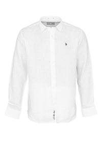 U.S. POLO Leinenhemd Button Down Linenshirt