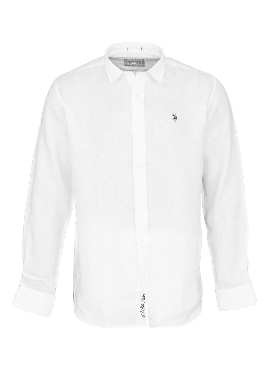 U.S. POLO Leinenhemd Button Down Linenshirt