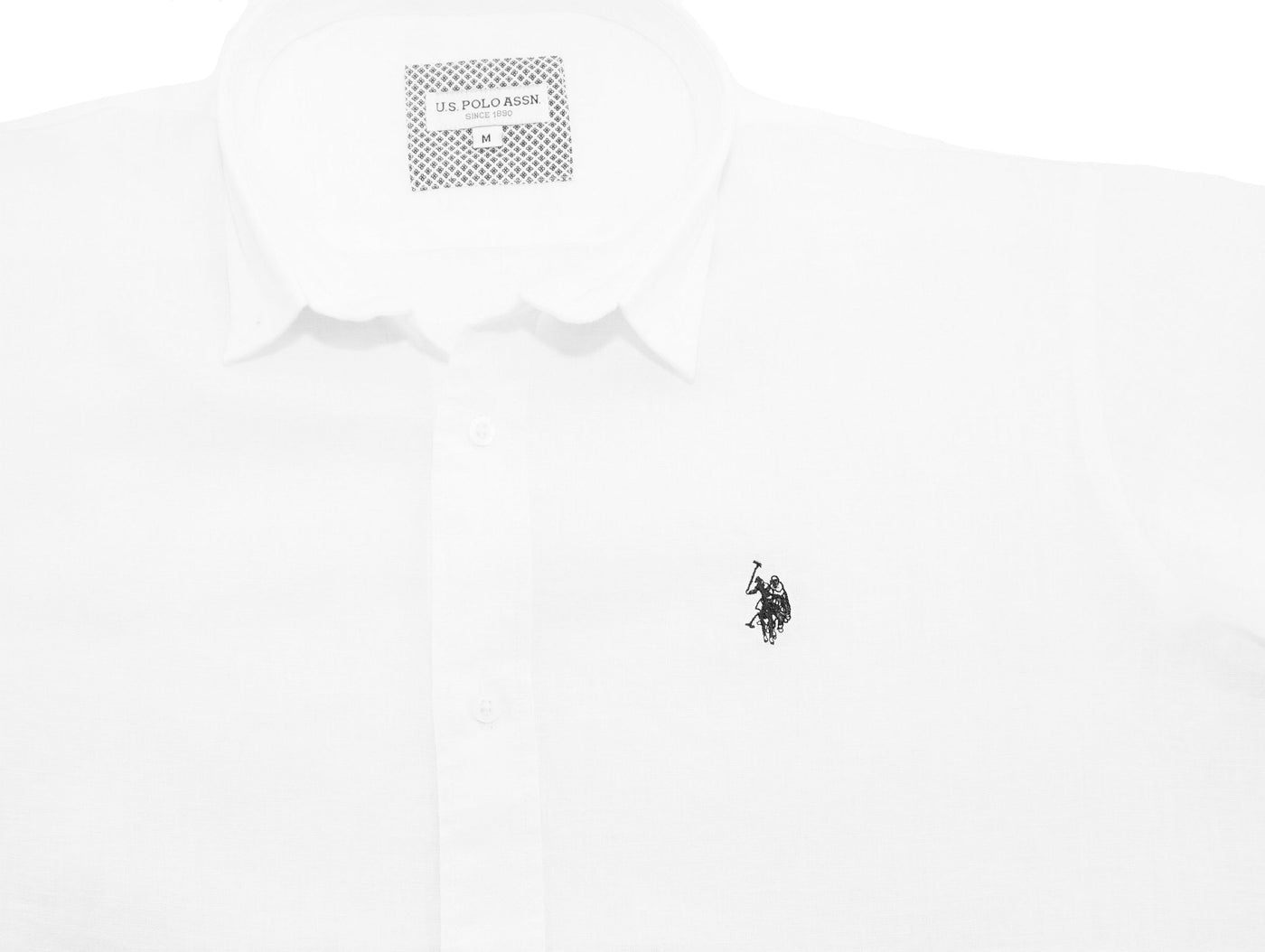 U.S. POLO Leinenhemd Button Down Linenshirt