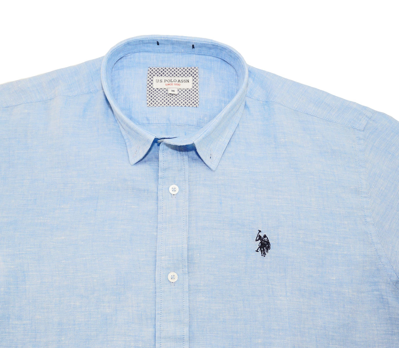 U.S. POLO Leinenhemd Button Down Linenshirt