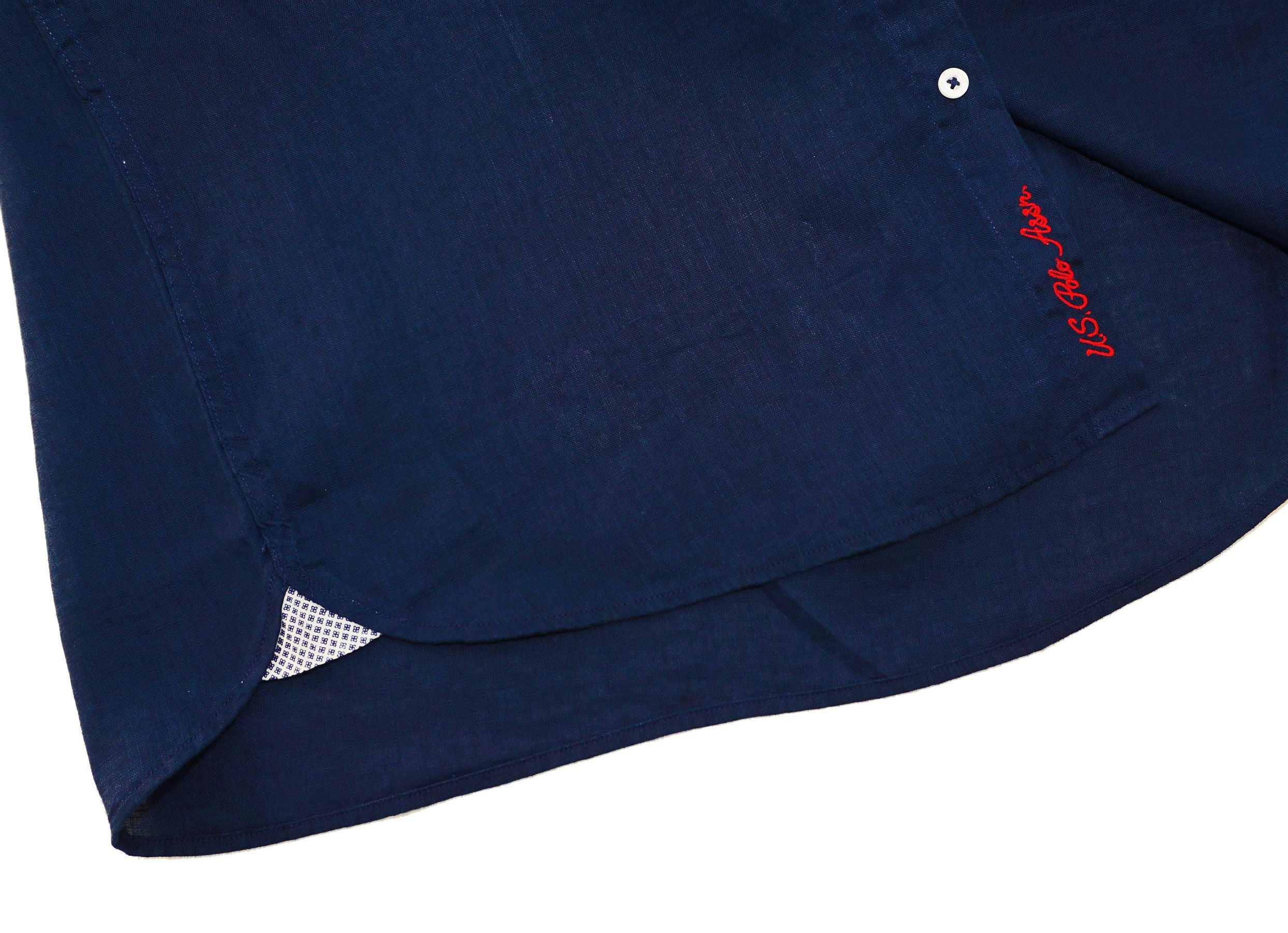 U.S. POLO Leinenhemd Button Down Linenshirt