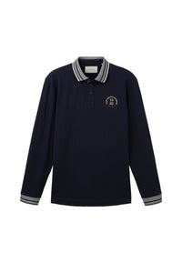 Tom Tailor Langarmshirt mit Polokragen