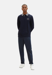 Tom Tailor Langarmshirt mit Polokragen