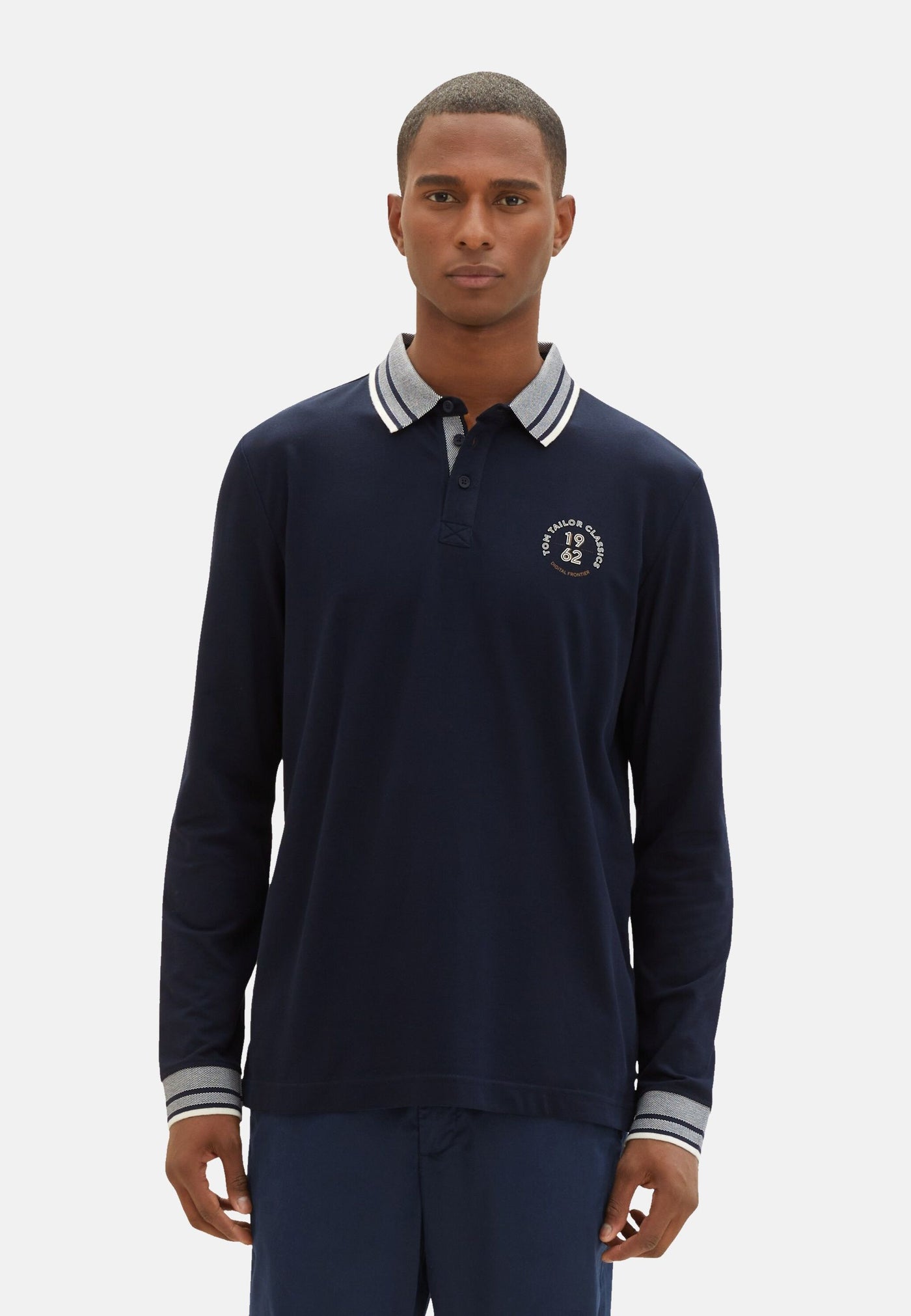 Tom Tailor Langarmshirt mit Polokragen