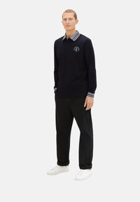 Tom Tailor Langarmshirt mit Polokragen