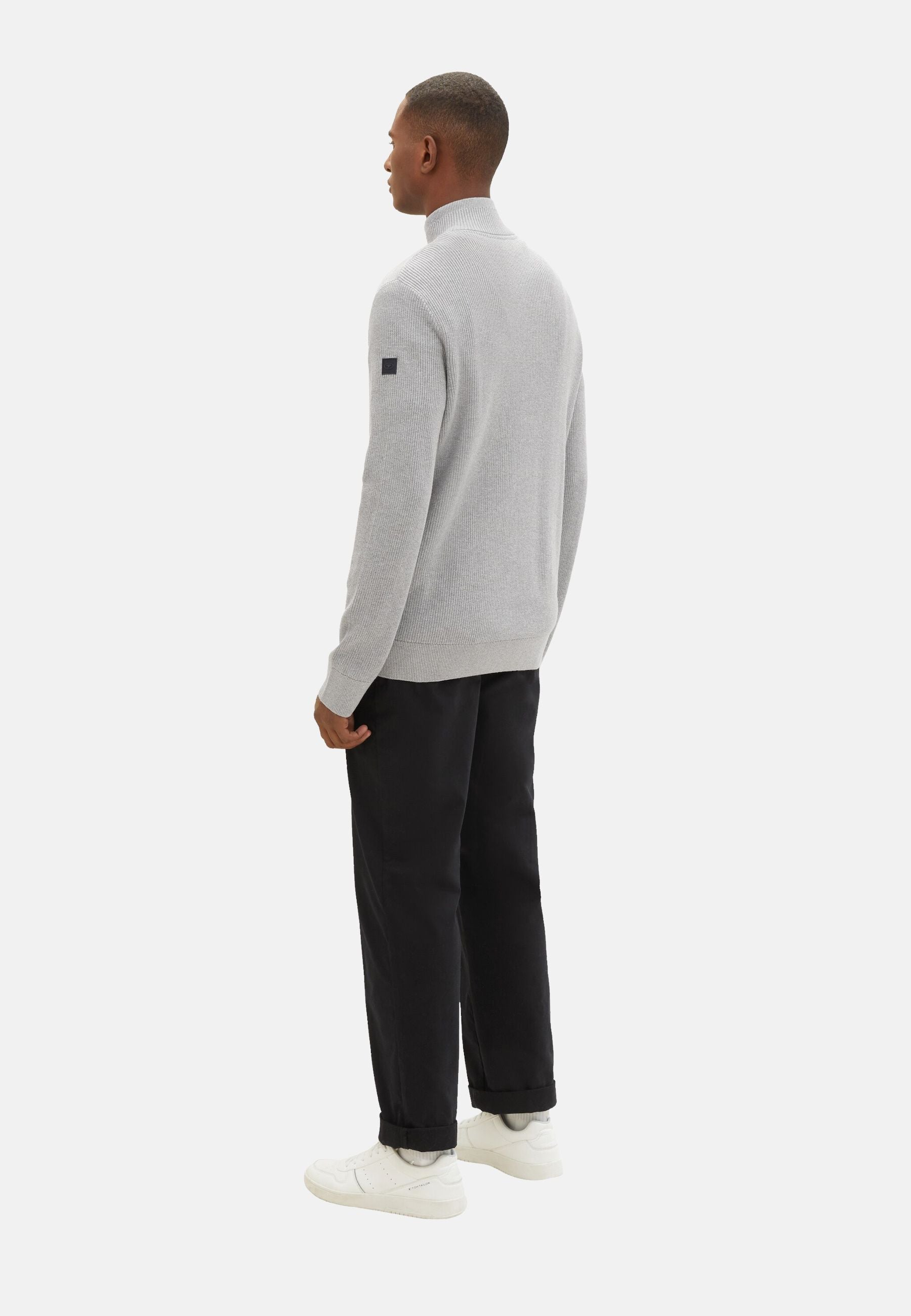 Tom Tailor Strickpullover mit Troyer-Verschluss