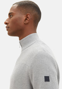 Tom Tailor Strickpullover mit Troyer-Verschluss