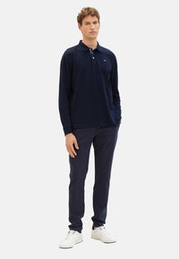 Tom Tailor Langarmshirt mit Polokragen