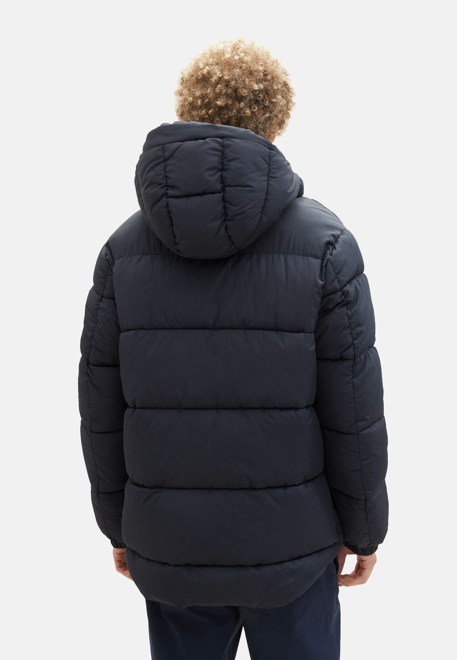 Tom Tailor Steppjacke mit Kapuze und Reißverschlusstaschen