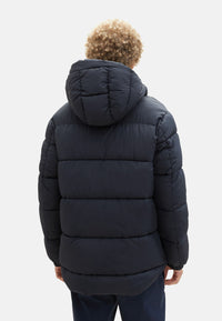 Tom Tailor Steppjacke mit Kapuze und Reißverschlusstaschen