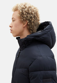 Tom Tailor Steppjacke mit Kapuze und Reißverschlusstaschen