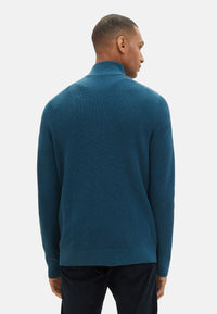 Tom Tailor Strickpullover mit Troyer-Verschluss