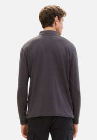 Tom Tailor Langarmshirt mit Polokragen