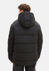 Tom Tailor Steppjacke mit Kapuze und Reißverschlusstaschen