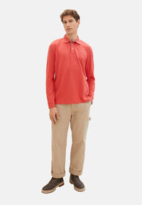 Tom Tailor Langarmshirt mit Polokragen