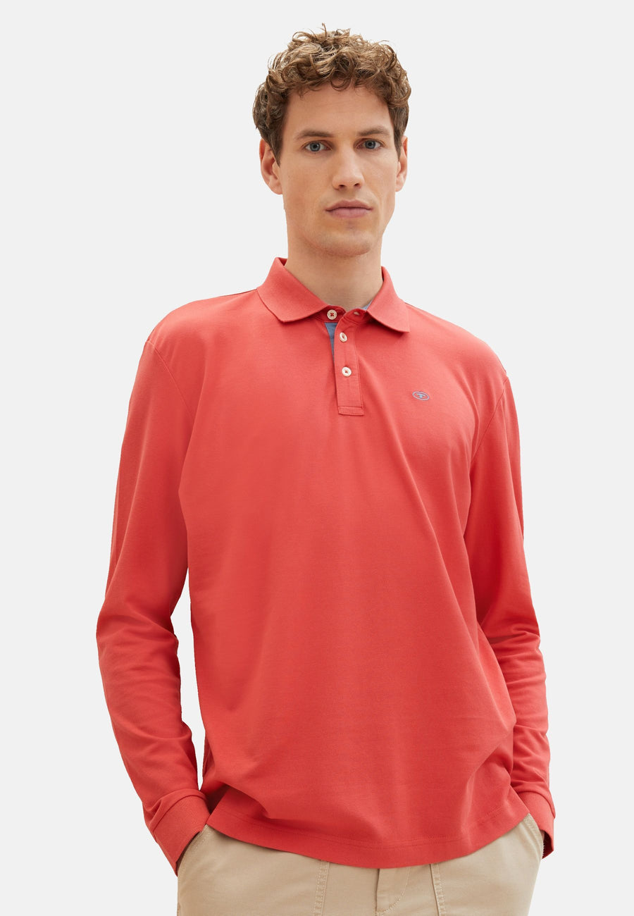 Tom Tailor Langarmshirt mit Polokragen