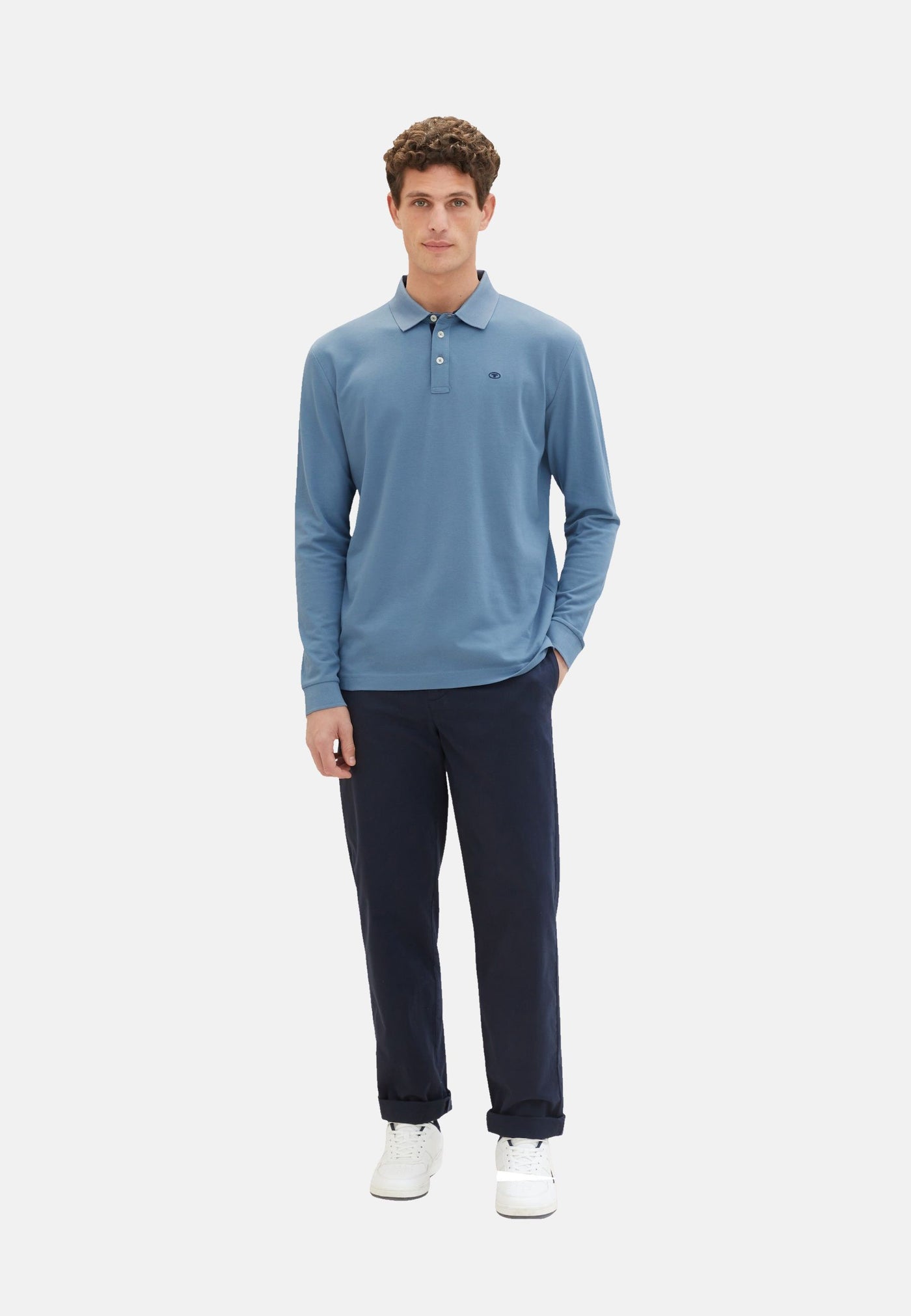 Tom Tailor Langarmshirt mit Polokragen