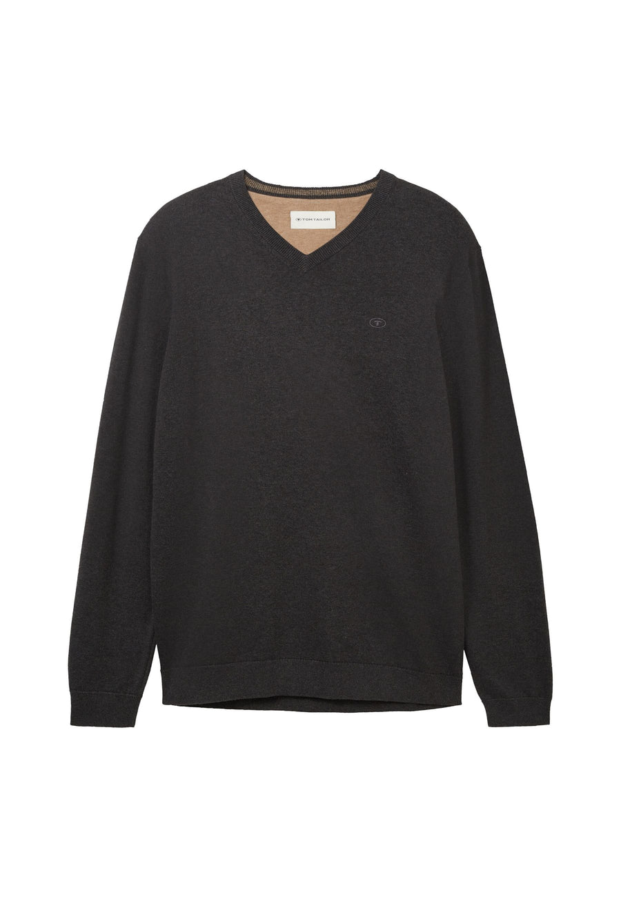 Tom Tailor Strickpullover V-Neck