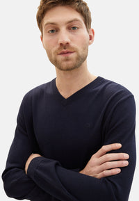 Tom Tailor Strickpullover V-Neck