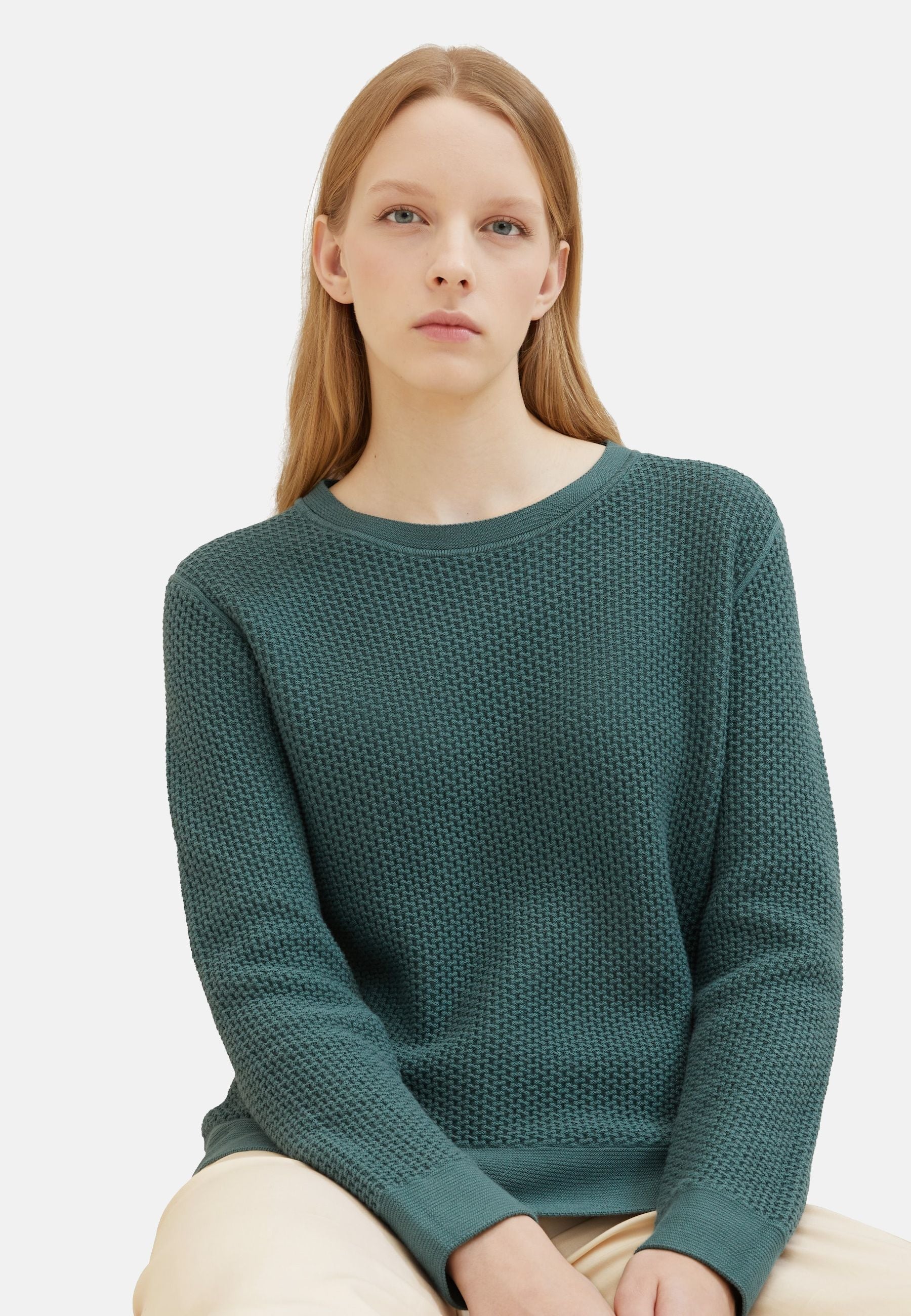 Tom Tailor Strickpullover R-Neck