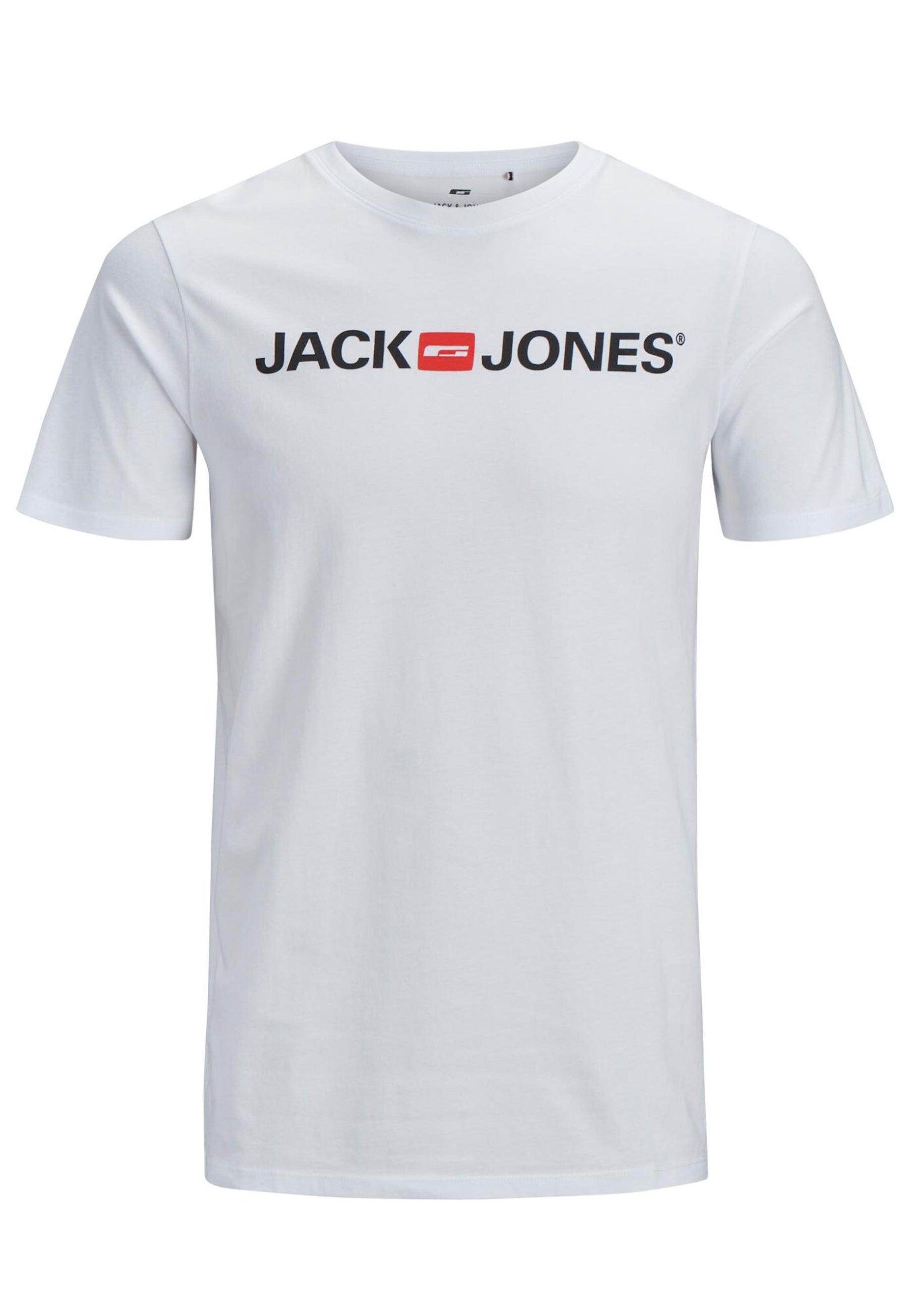 Jack & Jones T-Shirts CORP LOGO TEE CREW NECK mit Print