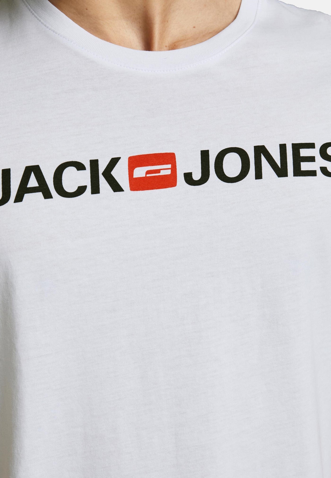 Jack & Jones T-Shirts CORP LOGO TEE CREW NECK mit Print