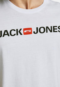 Jack & Jones T-Shirts CORP LOGO TEE CREW NECK mit Print