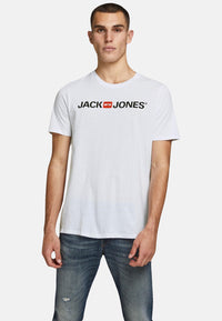 Jack & Jones T-Shirts CORP LOGO TEE CREW NECK mit Print