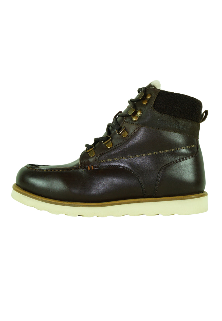 Pantofola D'Oro BORMIO UOMO HIGH Lederboots mit Schnürverschluss