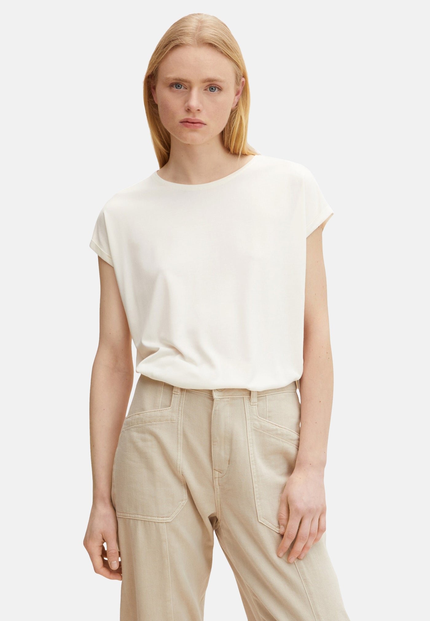 Tom Tailor Fluent Basic Kurzarmshirt