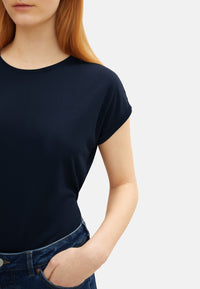 Tom Tailor Fluent Basic Kurzarmshirt