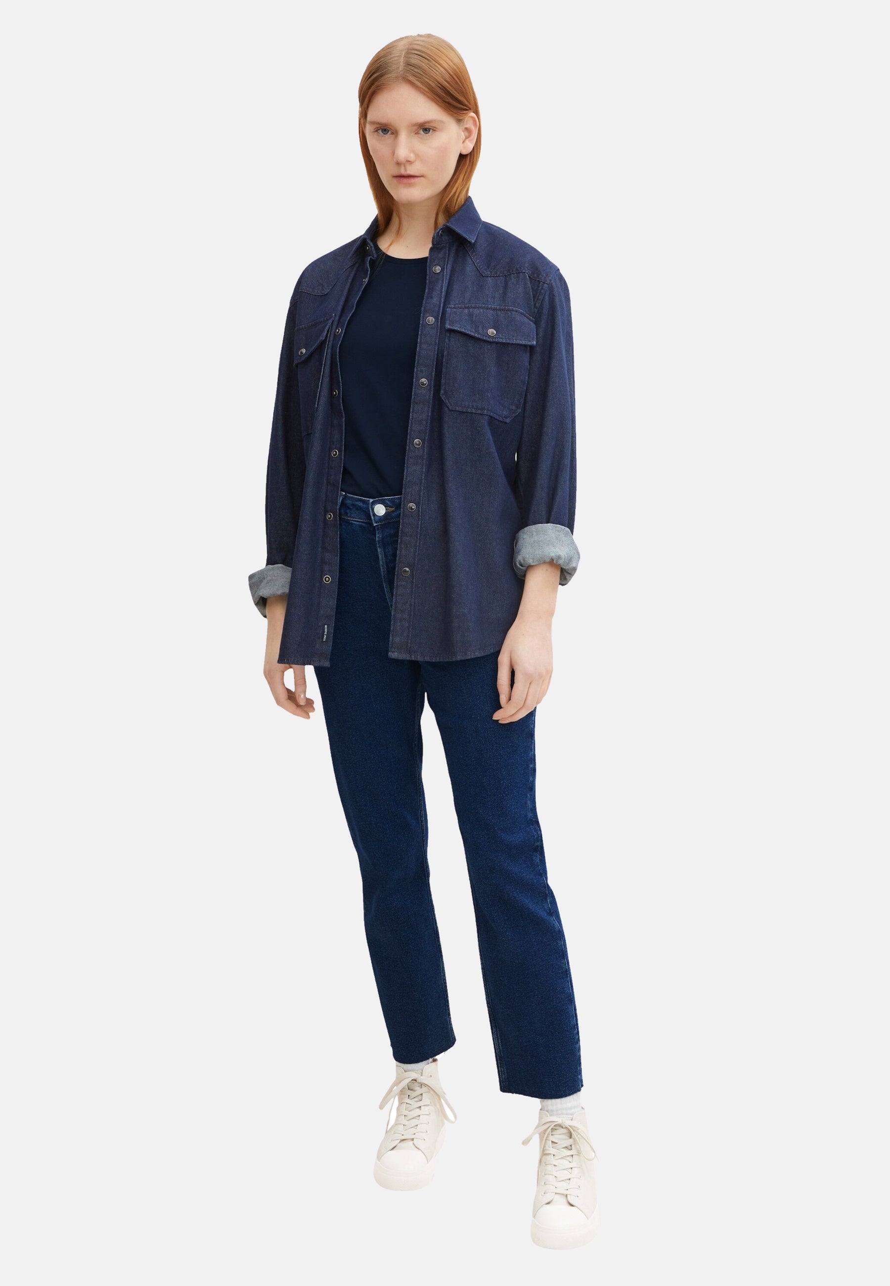 Tom Tailor Fluent Basic Kurzarmshirt