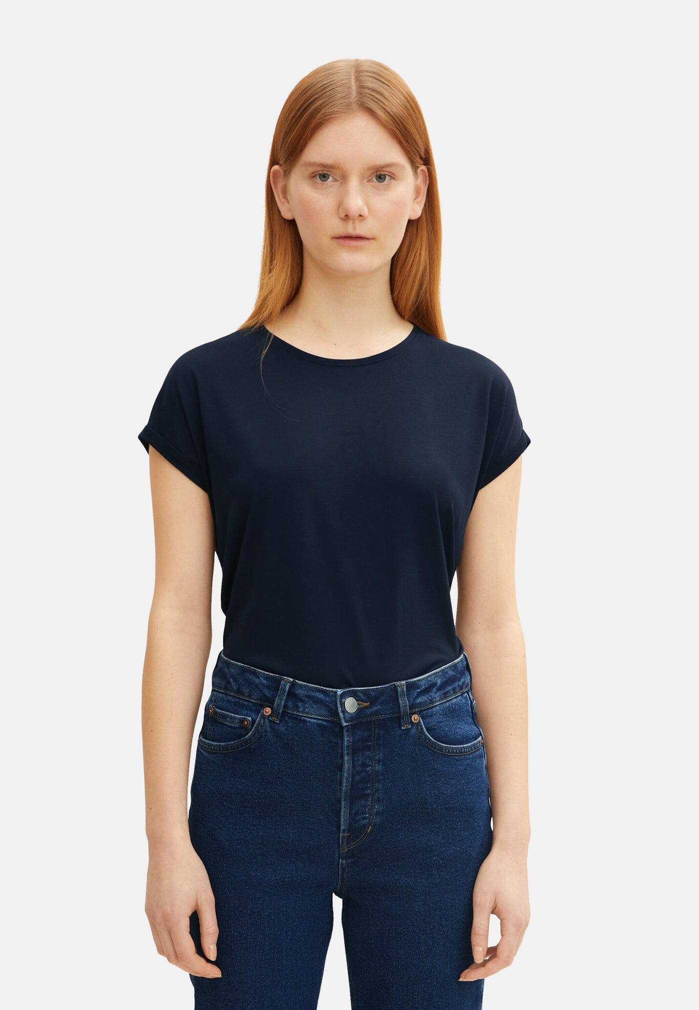 Tom Tailor Fluent Basic Kurzarmshirt