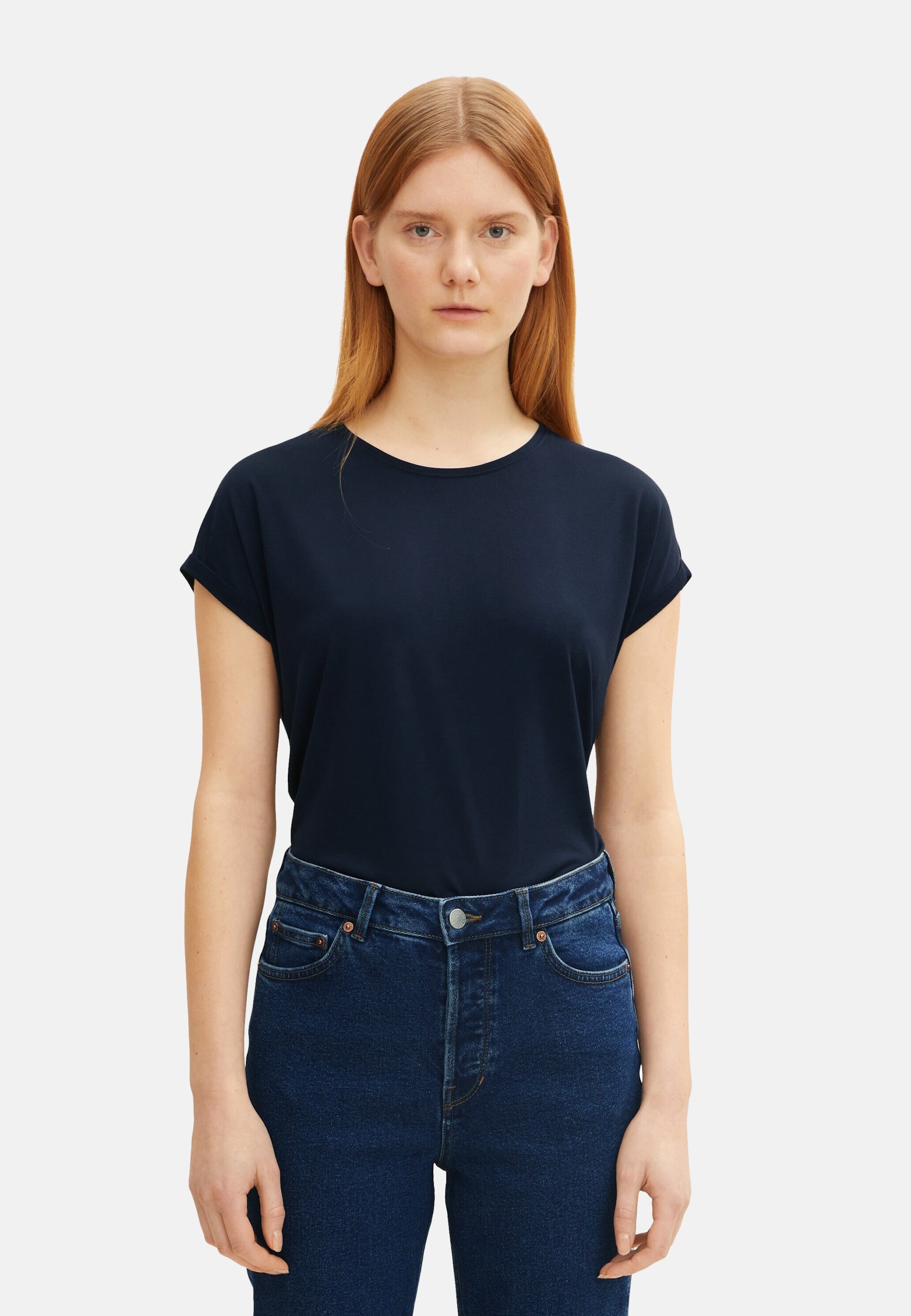 Tom Tailor Fluent Basic Kurzarmshirt