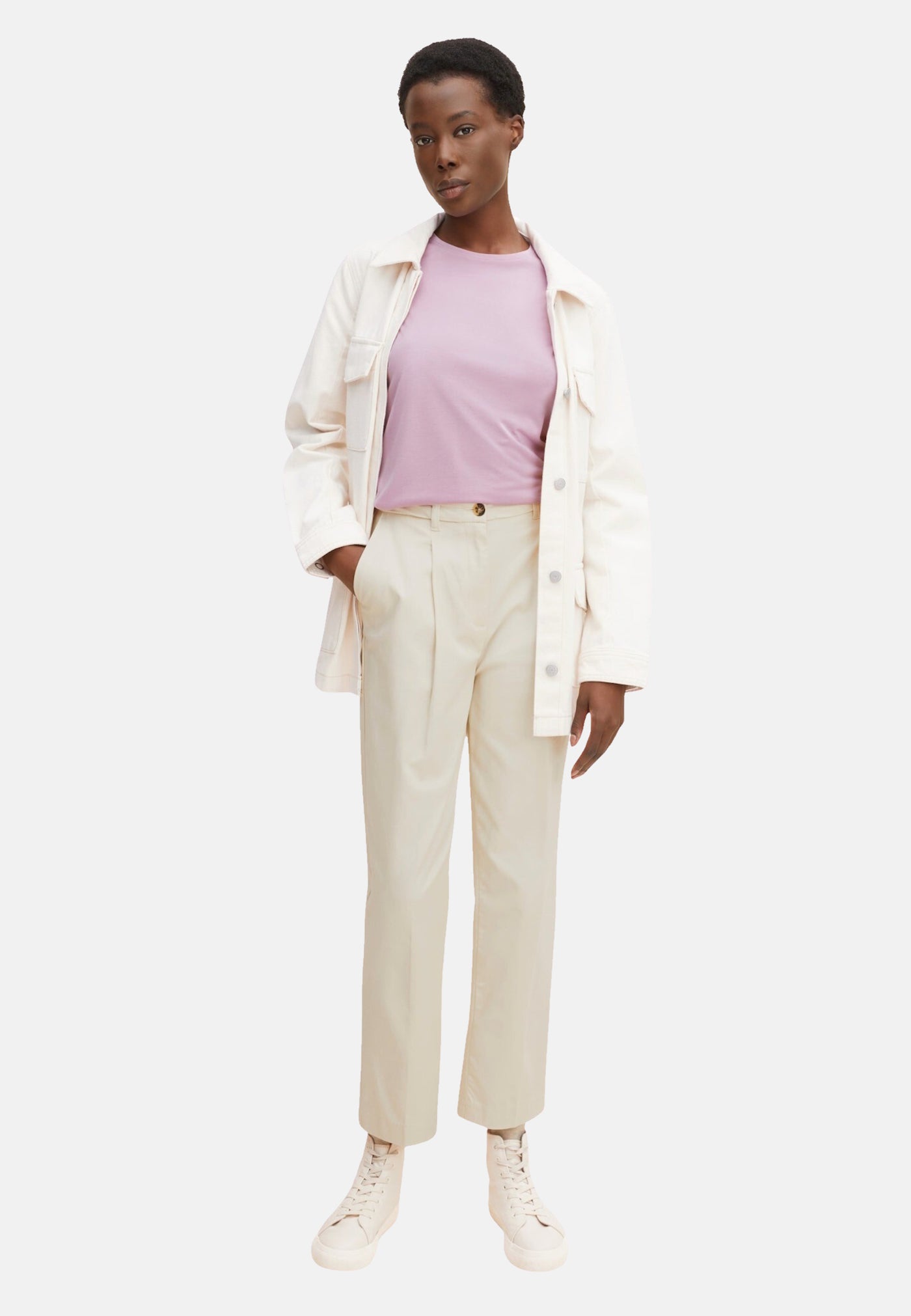 Tom Tailor Fluent Basic Kurzarmshirt