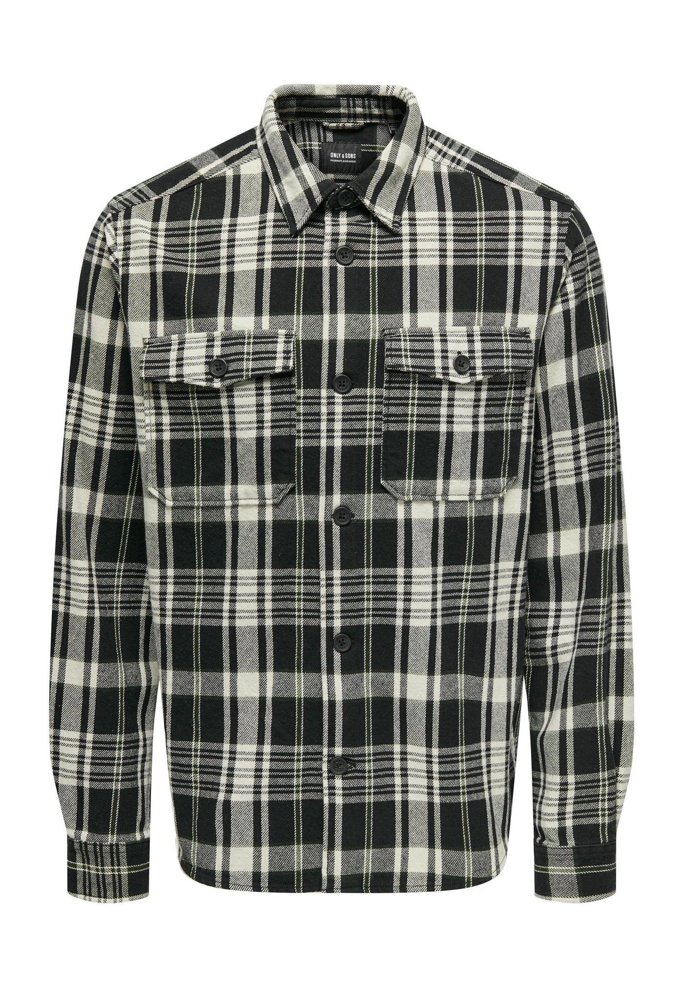 Only & Sons Milo Langarm-Flanellhemd