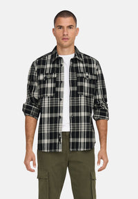 Only & Sons Milo Langarm-Flanellhemd