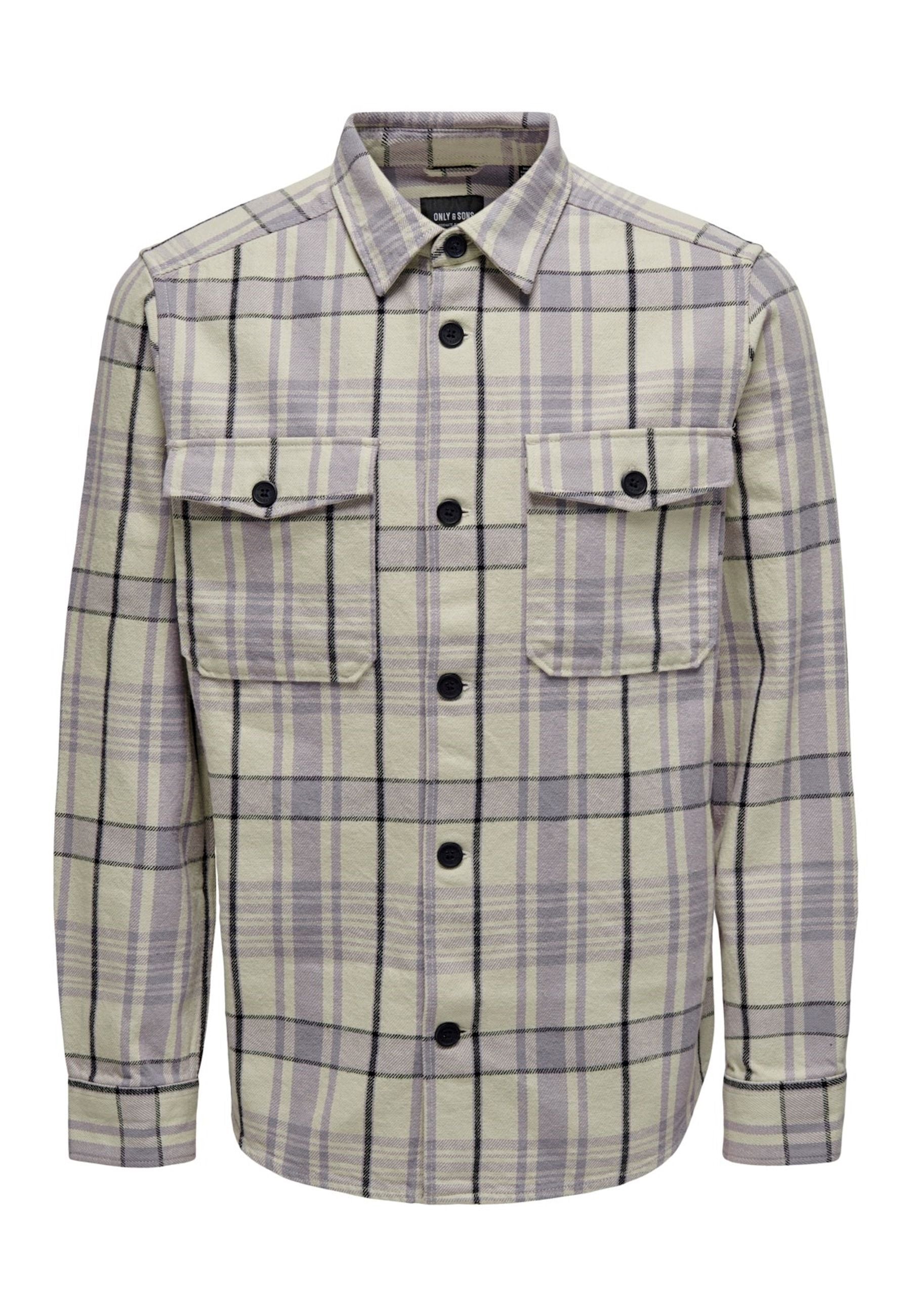 Only & Sons Milo Langarm-Flanellhemd