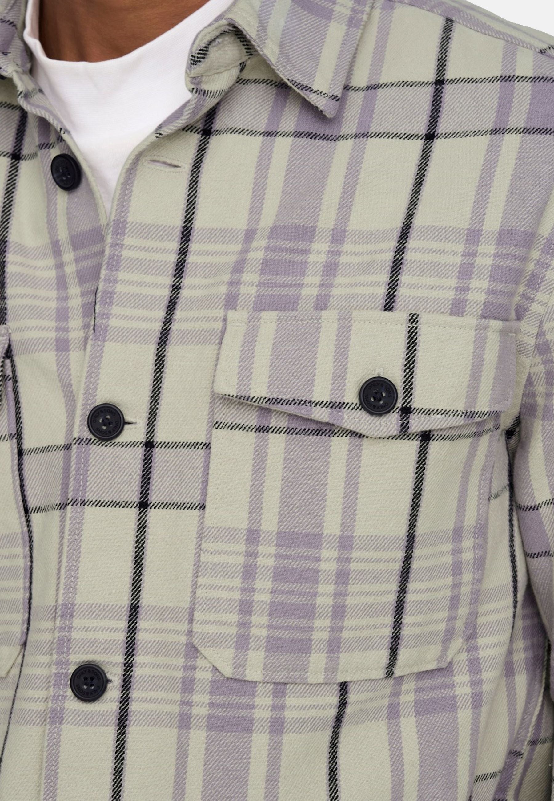 Only & Sons Milo Langarm-Flanellhemd