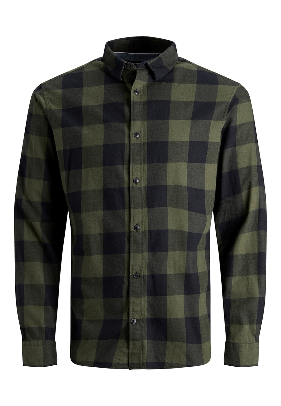 Jack & Jones Gingham Langarmhemd