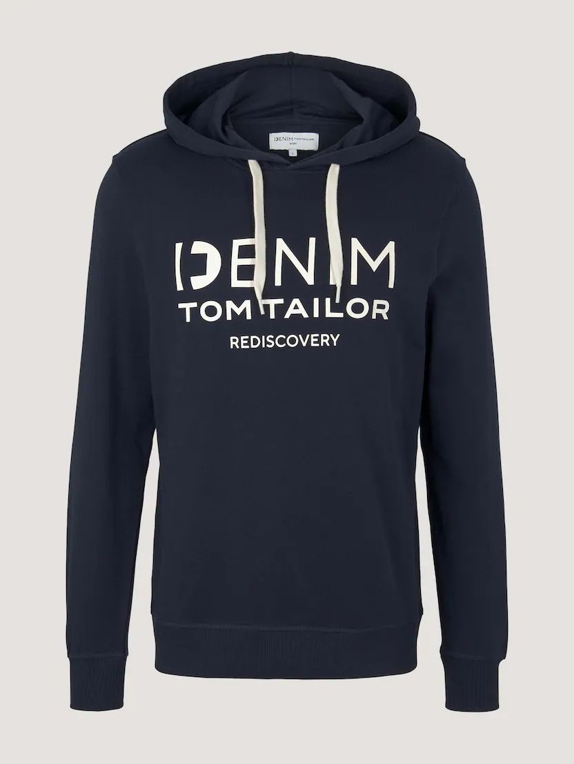 Tom Tailor Sweatshirt Hoodie mit Logo-Print