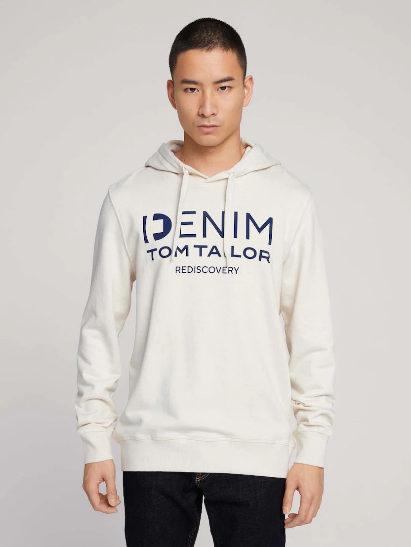 Tom Tailor Sweatshirt Hoodie mit Logo-Print