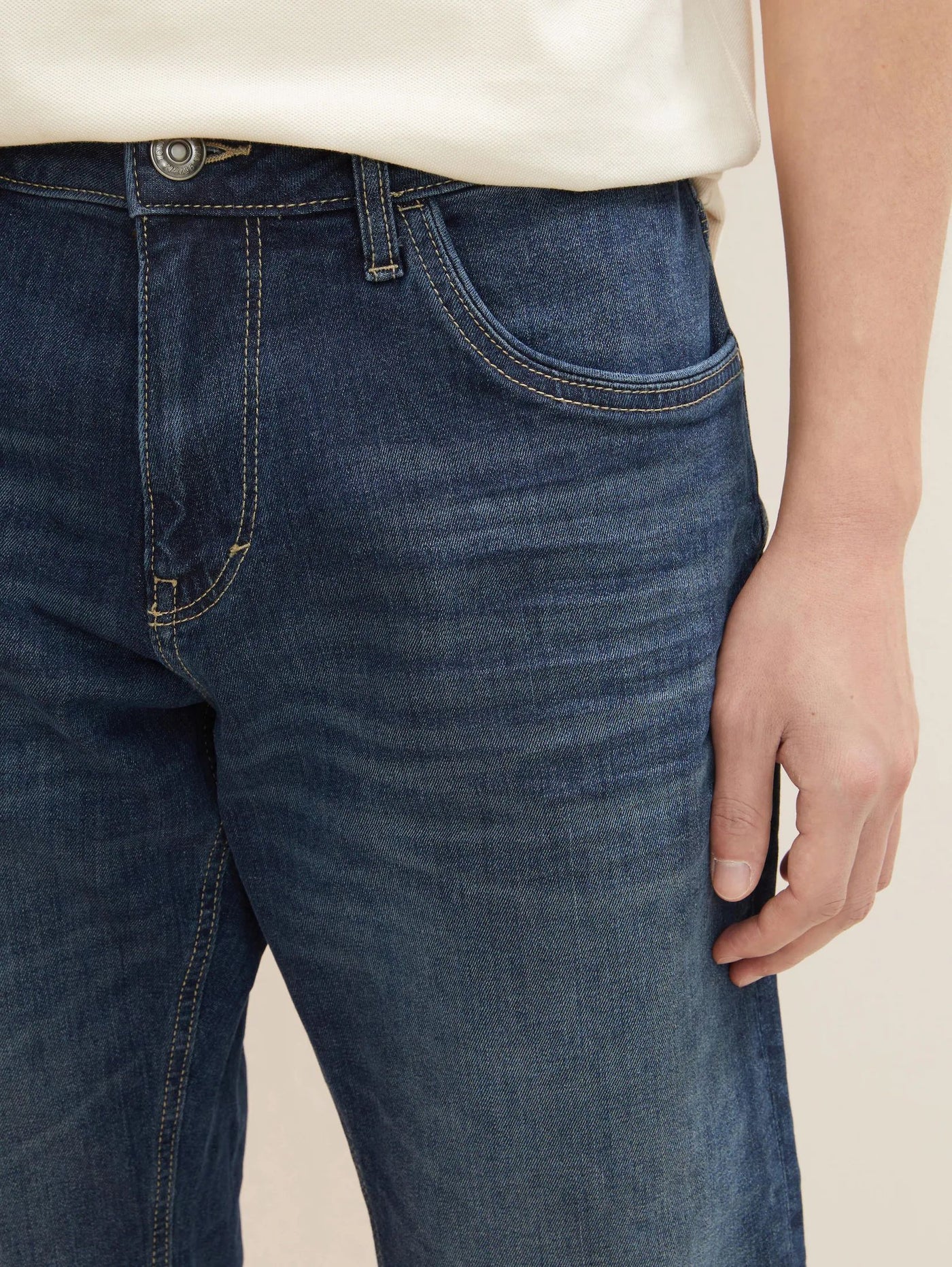 Tom Tailor kurze Jeanshose Josh Regular Slim