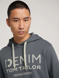 Tom Tailor Sweatshirt Hoodie mit Logo-Print