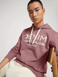 Tom Tailor Sweatshirt Hoodie mit Logo-Print