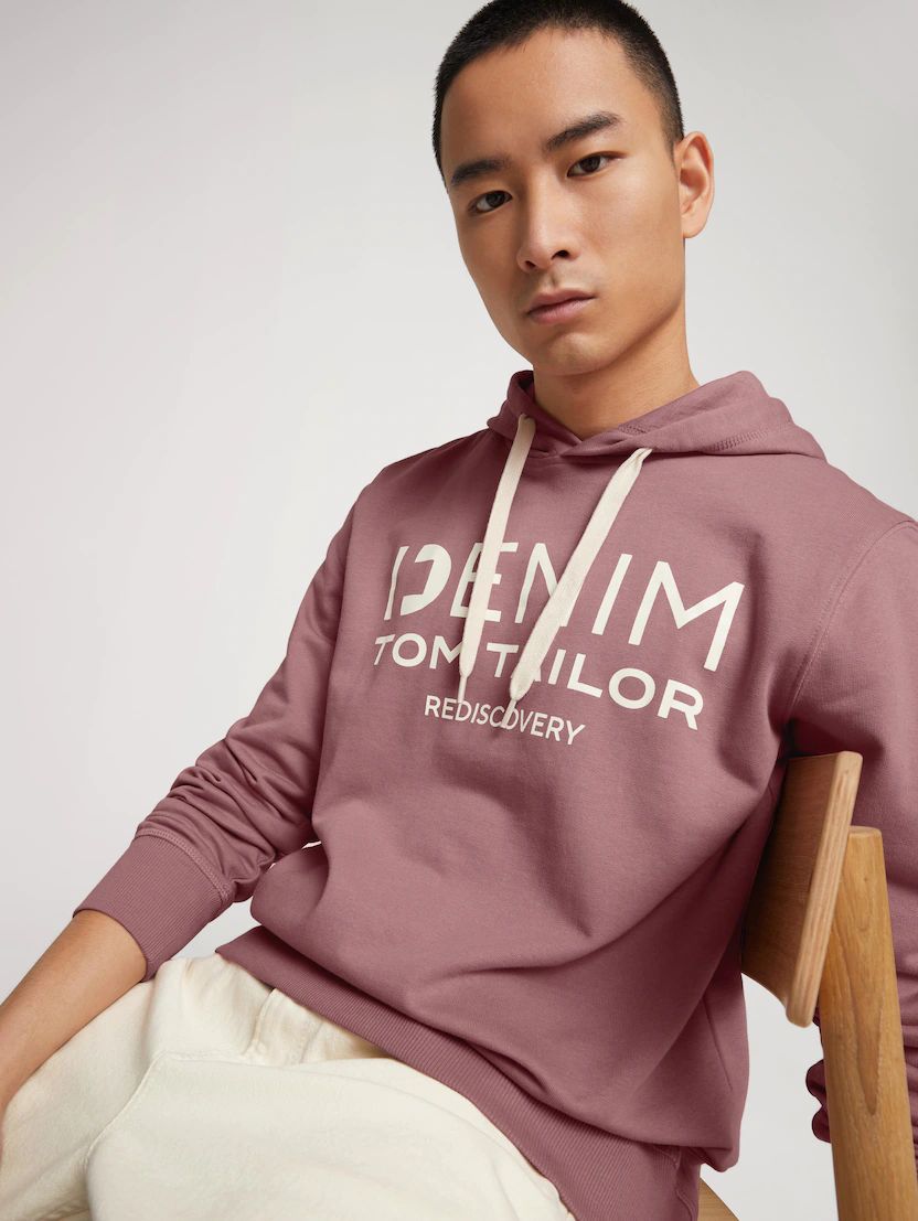Tom Tailor Sweatshirt Hoodie mit Logo-Print