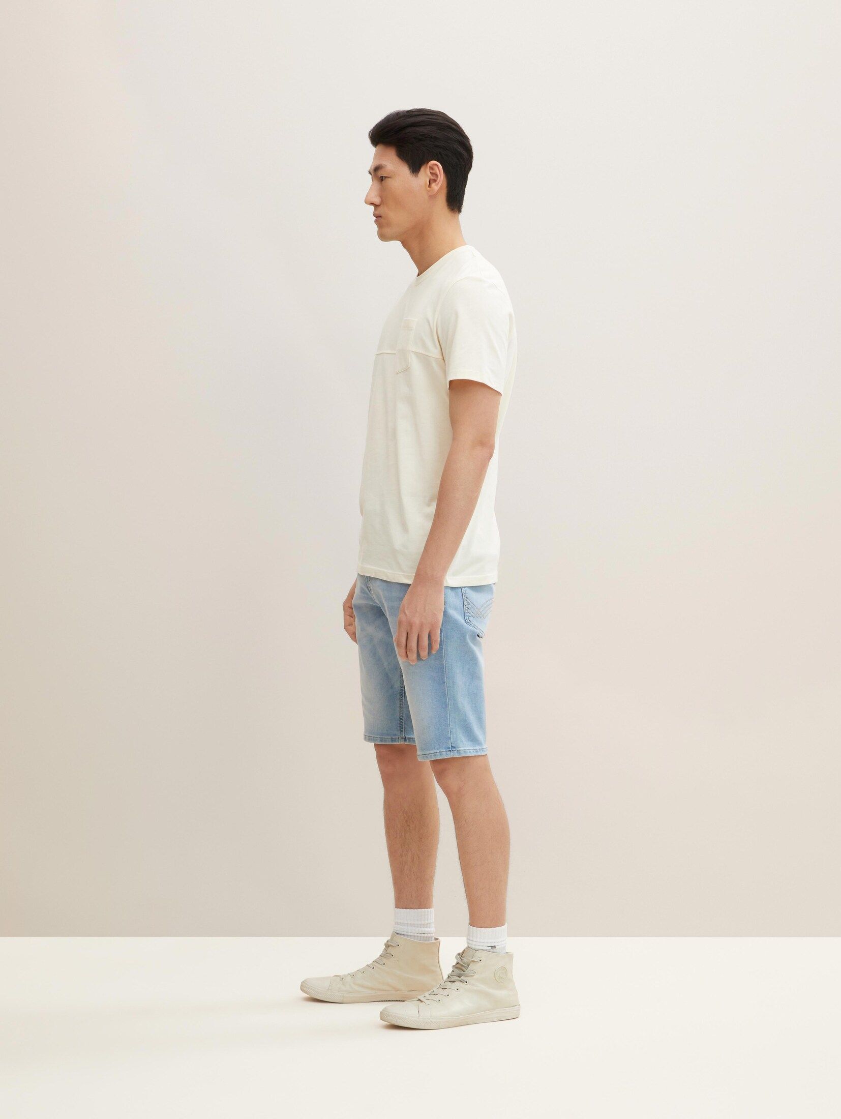 Tom Tailor kurze Jeanshose Josh Regular Slim Fit